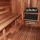 Sauna Exterioară inSPORTline Viduor 400 – lemn de cedru